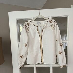 Calypso St Barth linen top